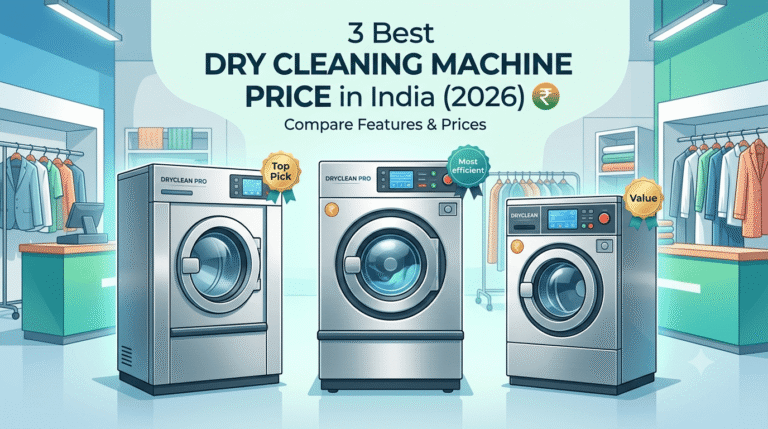 3 Best Dry Cleaning Machine Price in India (2026) - With Review