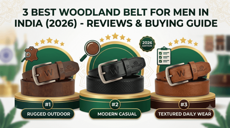 3 Best Woodland Belt for Men in India 2026 - Reviews & Buying Guide