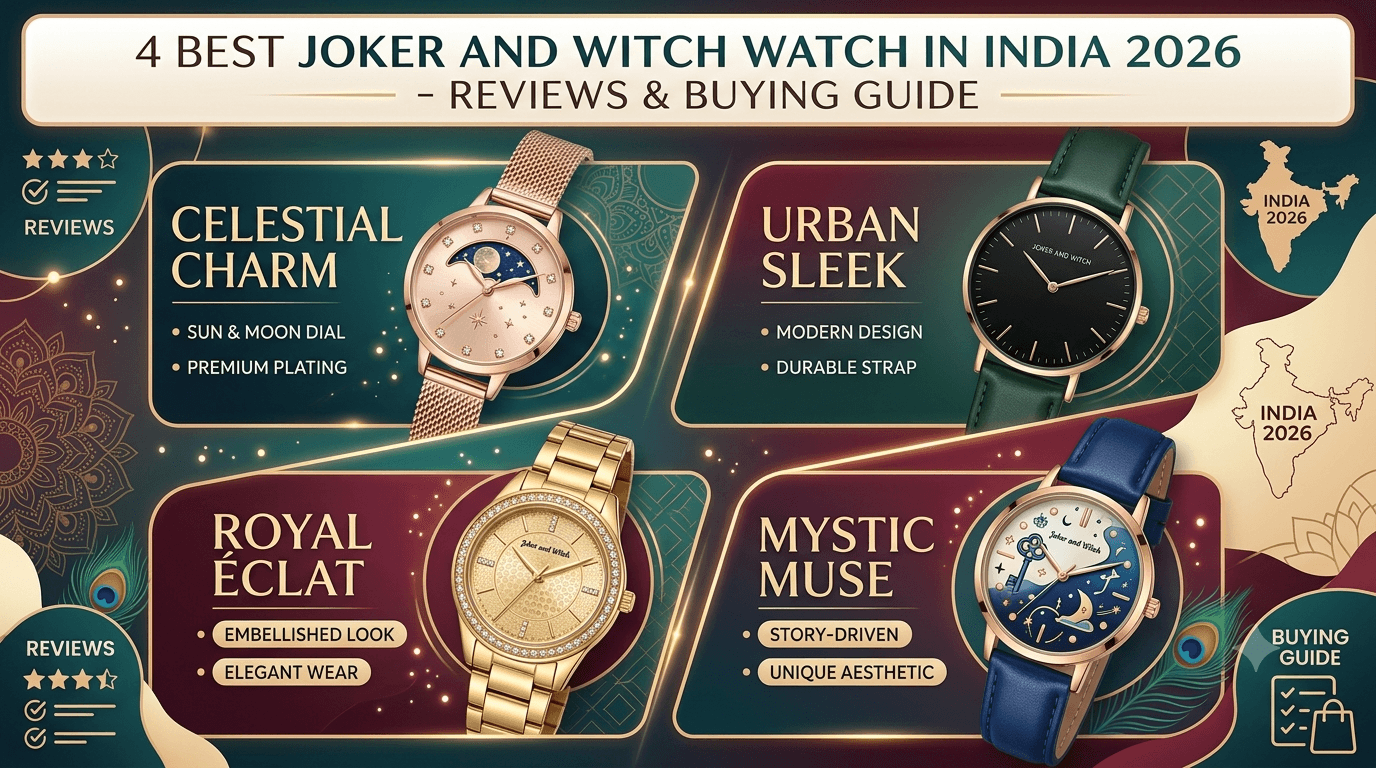 4 Best Joker And Witch Watch in India 2026 - Reviews & Buying Guide