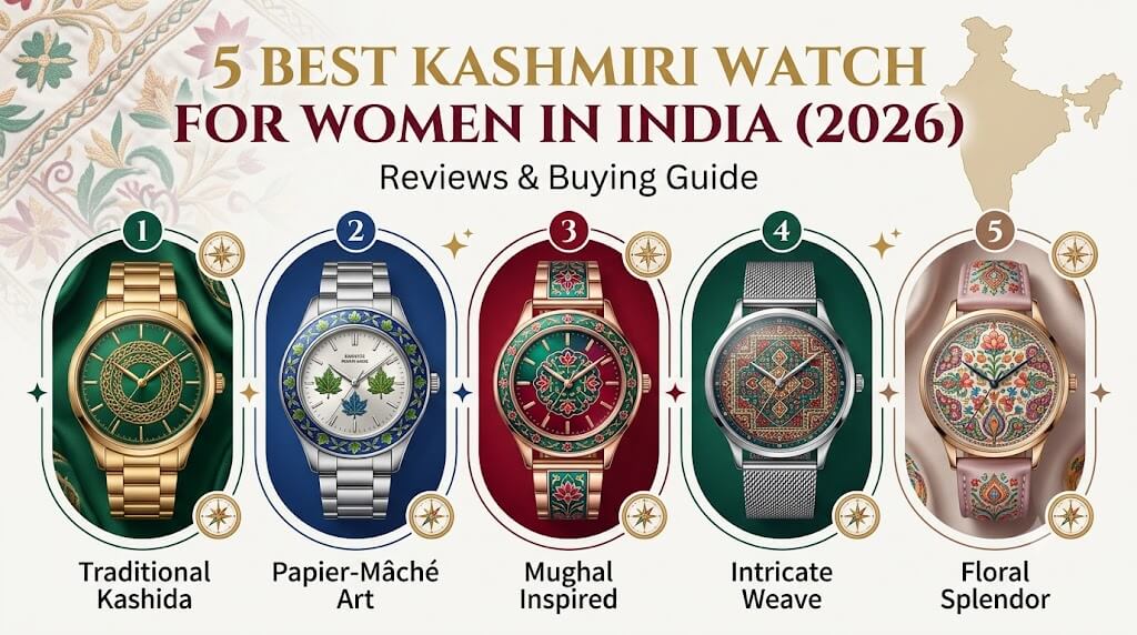 5 Best Kashmiri Watch for Women in India 2026 - Reviews & Buying Guide