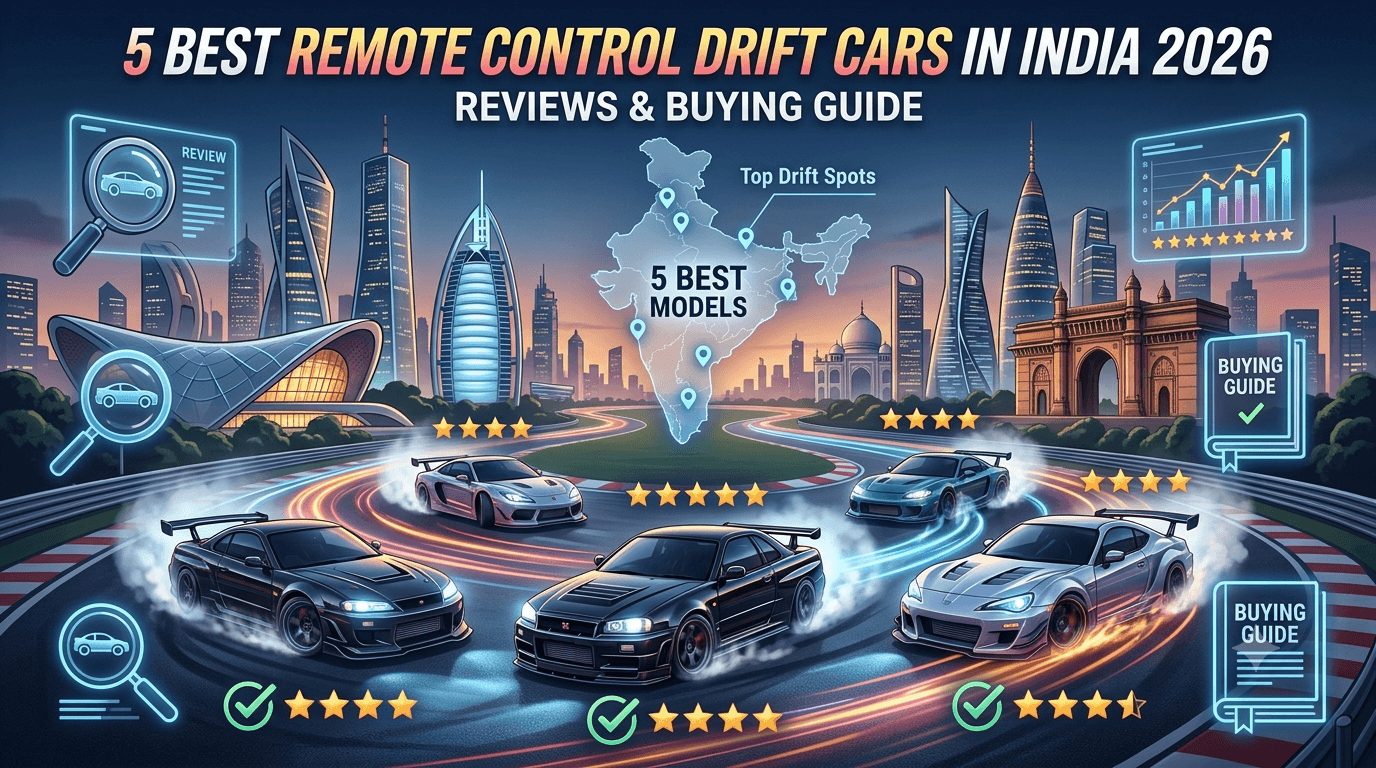 5 Best Remote Control Drift Cars in India 2026 - Reviews & Buying Guide