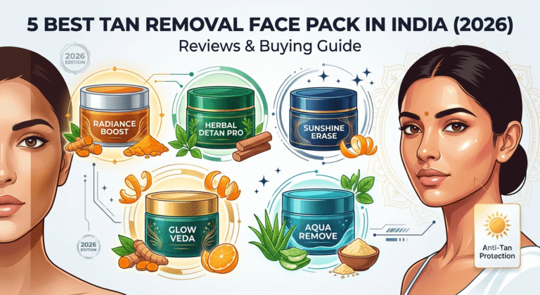 5 Best tan removal face pack in India (2026) - Reviews & Buying Guide