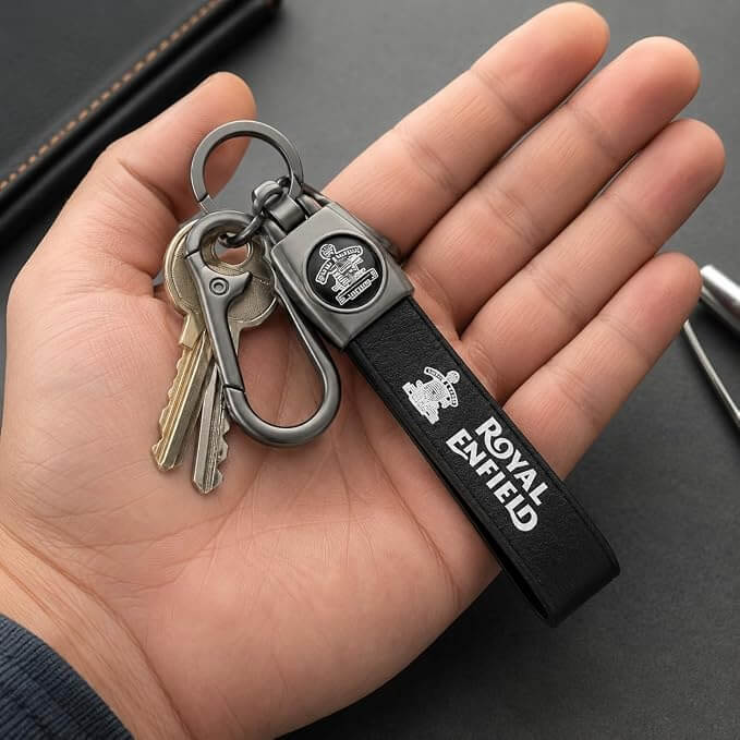 Boodtique Royal Enfield Thunderbird Silhouette Keychain