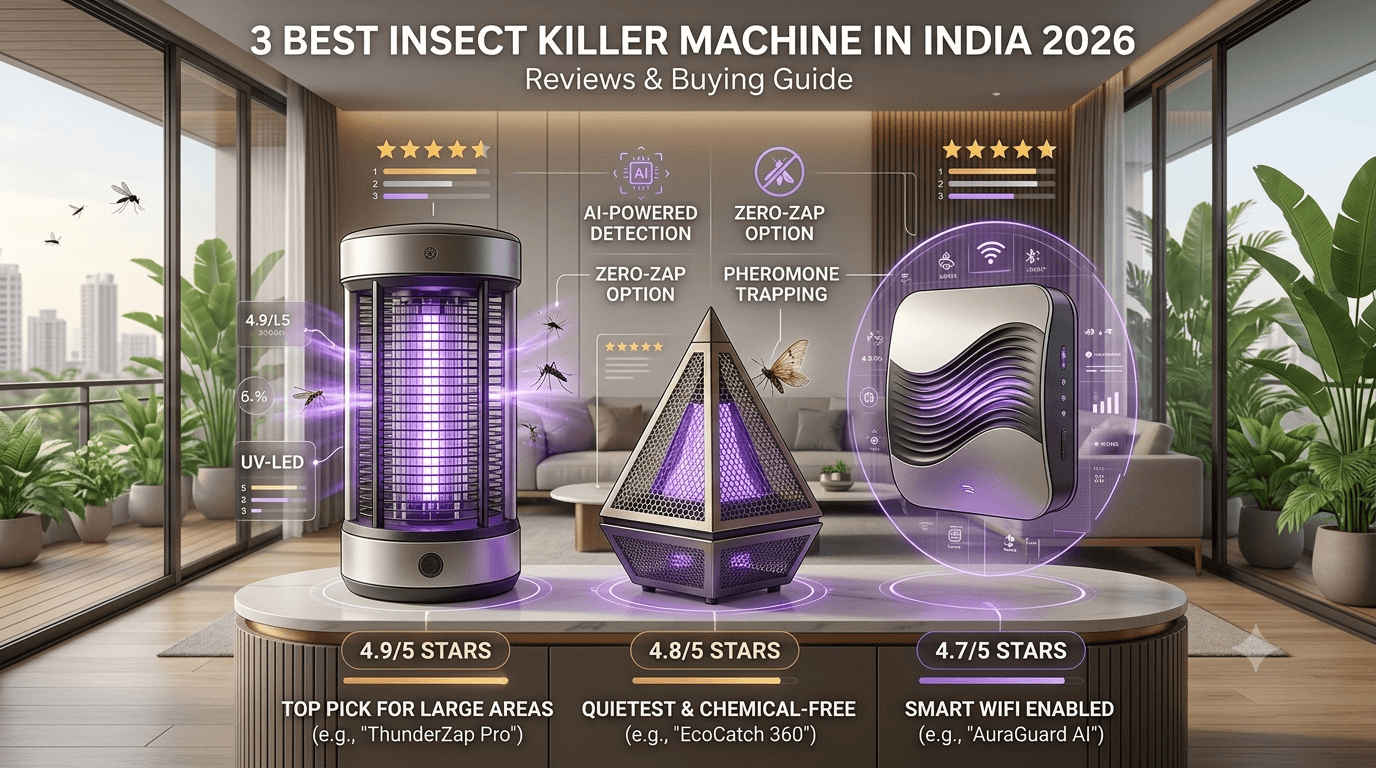 3 Best Insect Killer Machine in India 2026 - Reviews & Buying Guide