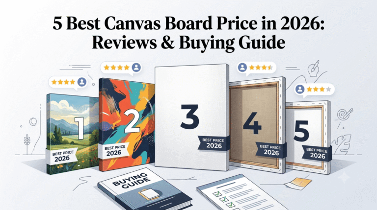 5 Best Canvas Board Price in 2026: Reviews & Buying Guide