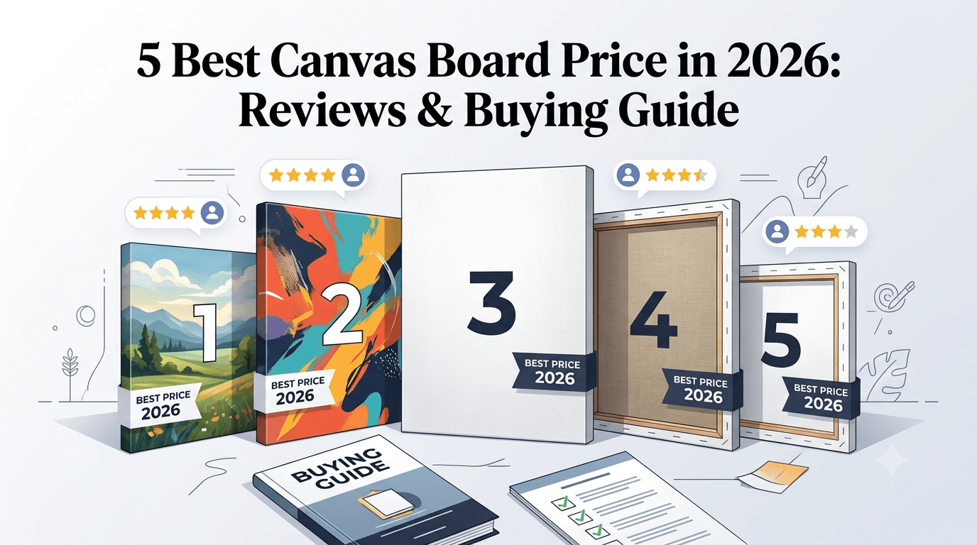 5 Best Canvas Board Price in 2026: Reviews & Buying Guide