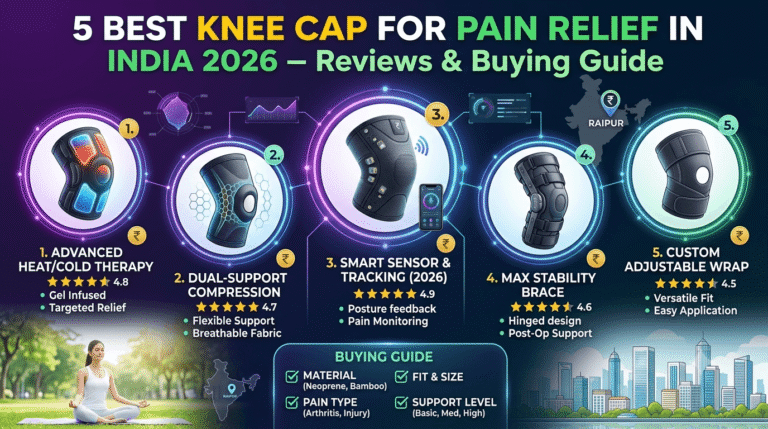 5 Best Knee Cap for Pain Relief in India 2026 - Reviews & Buying Guide