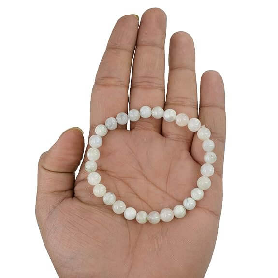 Reiki Crystal Products Certified Natural Crystal Stone Bracelet 6mm